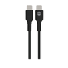 Forever ładowarka samochodowa PD QC CC-06 1x USB-C 1x USB 20W czarna + kabel USB-C - USB-C 60W