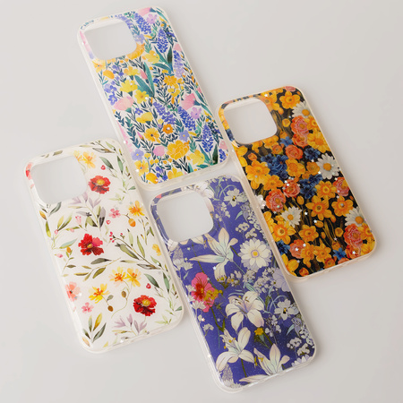 Nakładka Glow Glam do iPhone 14 6,1" pomarańczowa