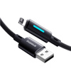 Baseus Lit kabel USB - Lightning 1m 2.4A kosmiczna Czerń