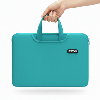 BWOO neoprenowa torba na laptopa z uchwytem 14" jasnoniebieska