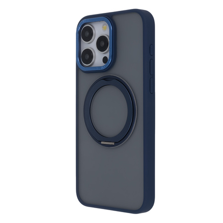 Nakładka Secure Spinning Mag do iPhone 15 Pro Max 6,7" granatowy