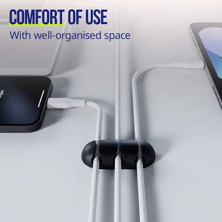 Allity organizer na kable - zestaw 3 sztuk ASA-400