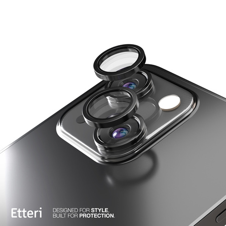 Etteri Camera Lens Protector szkło na aparat do iPhone 13 / 13 Mini czarny