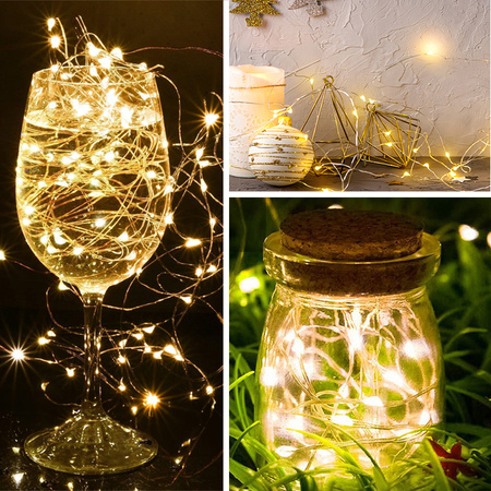 Lampa solarna LED SUNARI FLS-82 miedziany drucik 22m 800mAh Li-Ion Forever Light