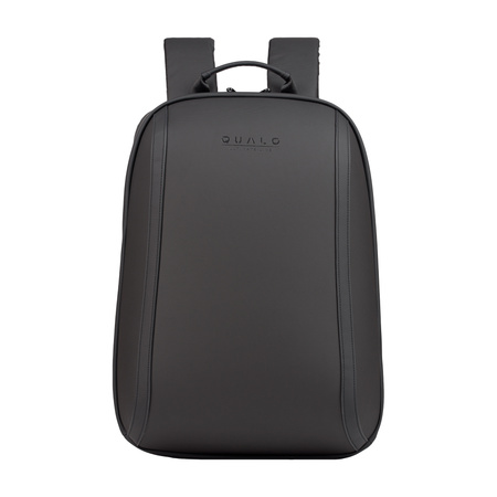 QUALO plecak sztywny wodoodporny  15,6' czarny QPS-W-BZ-01