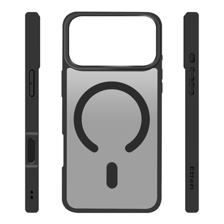 Etui Etteri Matt Mag do iPhone 17 Pro Max czarne