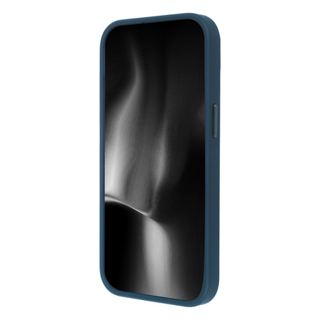 Nakładka Satin Elegant do iPhone 15 6,1" ciemnoniebieska