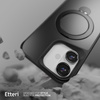 Etui Etteri Matt Mag Ring do iPhone 16 Plus 6,7" czarne
