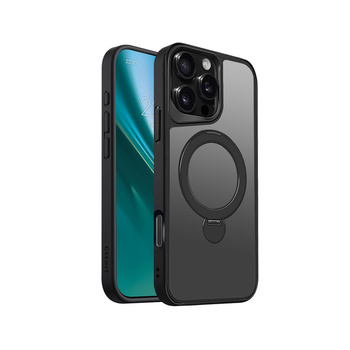 Etui Etteri Matt Mag Ring do iPhone 16 Pro Max 6,9" czarne