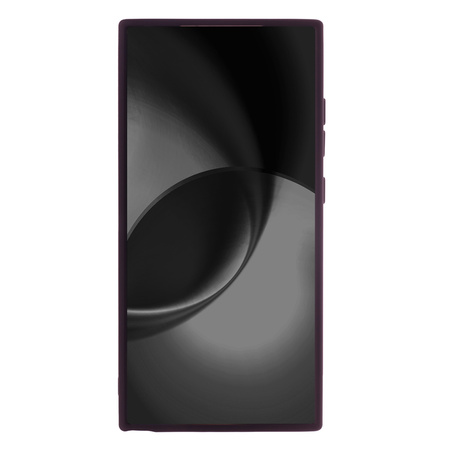 Nakładka Satin Touch do Samsung Galaxy S24 Ultra burgundowa