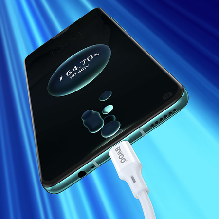 BWOO kabel X282 C-C 60W USB-C do USB-C ABS case + TPE