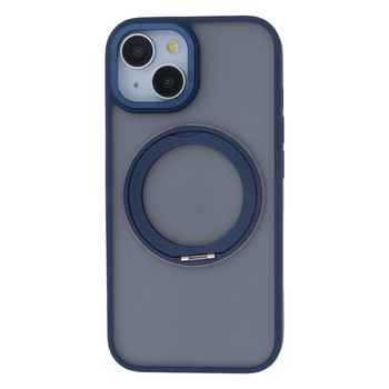 Nakładka Secure Spinning Mag do iPhone 15 6,1" granatowy