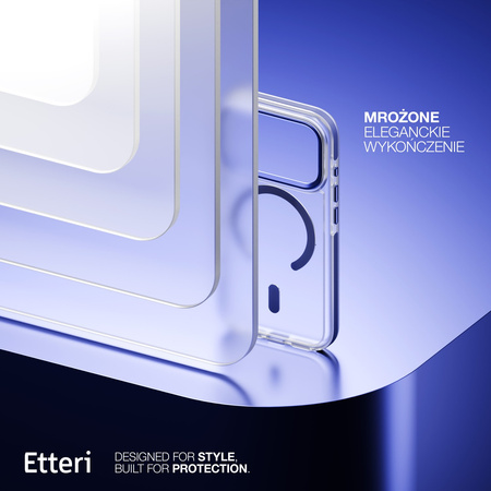 Etui Etteri Icy Mag do iPhone 17 Pro niebieskie