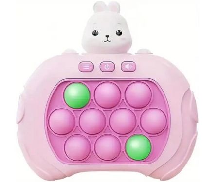 Gra POP IT różowy królik TTT