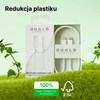QUALO Recycling kabel USB-C - Lightning 1,5m 2,4A biały QRC-CL-00