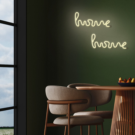 Forever Light neon LED HOME biały ciepły Bat + USB FLNE21