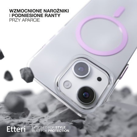 Etui Etteri Color Mag do iPhone 14 6,1" różowe