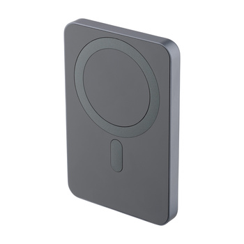 QUALO Recycling power bank 5000 mAh 20W srebrny QRPB-20-07