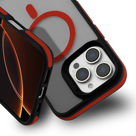 Nakładka Magarmor Magsafe do Iphone 15 Pro czerwona TTT