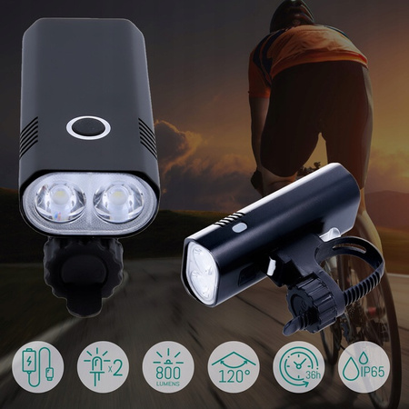 Forever Outdoor przednia lampka rowerowa PLR-02