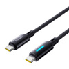 Baseus Lit kabel USB-C - USB-C 2m 100W kosmiczna Czerń