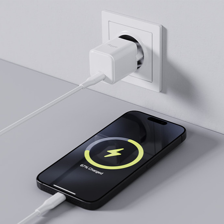 Allity ładowarka sieciowa GaN PD QC ATC-01-20WC 1x USB-C 20W biała