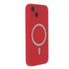 Nakładka Silicon Soft Mag do iPhone 14 6,1" czerwona