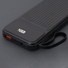 Maxlife power bank z wbudowanymi kablami MXPB-06 PD QC 22,5W 10000 mAh czarny