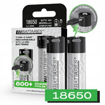 Bateria Liibattaries akumulator Li-On typ 18650 2szt TTT