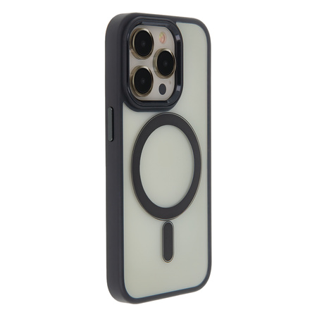 Nakładka Satin Elegant Mag do iPhone 14 Pro 6,1" czarna