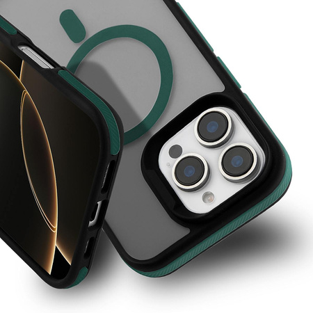 Nakładka Magarmor Magsafe do Iphone 15 Pro Max zielona TTT
