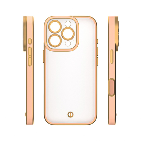 Nakładka Silky Gold do iPhone 17 Air 6,6" różowa