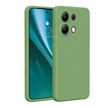 Etui Etteri Silicone Case do Xiaomi Redmi Note 13 4G jasnozielone