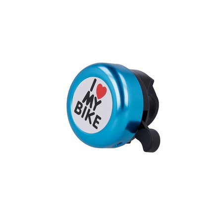 Forever Outdoor dzwonek do roweru I love my bike niebieski
