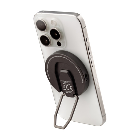 QUALO recycling ładowarka inducyjna 15W z ringiem QRLI-R-15-01