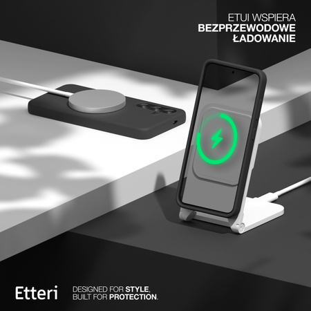 Etui Etteri Silicone Case do Samsung Galaxy S25 Ultra czarne