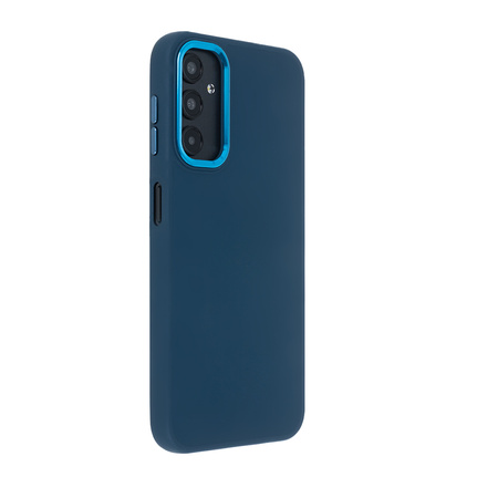 Nakładka Satin Touch do Samsung Galaxy A14 4G / A14 5G ciemnoniebieska