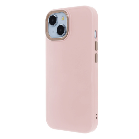 Nakładka Satin Elegant do iPhone 15 6,1" różowa