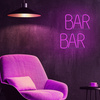 Forever Light neon LED BAR róż Bat + USB FLNE24