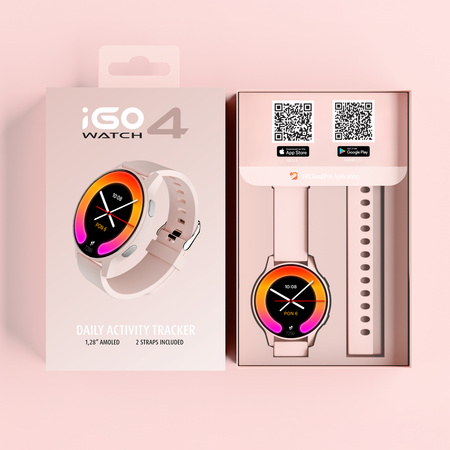 Forever Smartwatch iGo Watch 4! JW-600 Pudrowy Róż