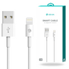Devia kabel Smart EC080 USB - Lightning 1,0 m 2,1A biały