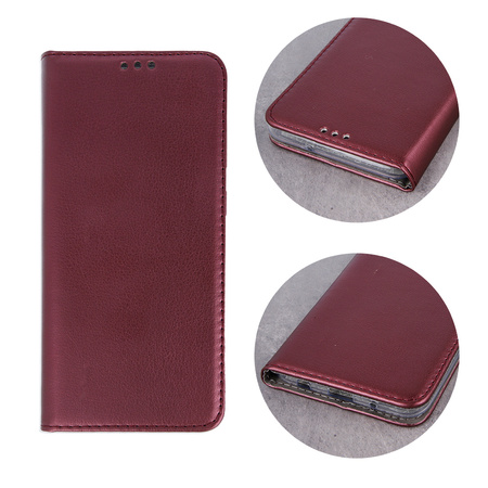 Etui Smart Magnetic do iPhone 17 Air 6,6" burgundowe