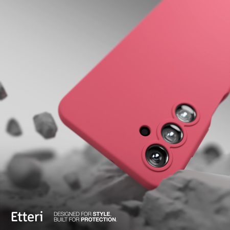 Etui Etteri Silicone Case do Samsung Galaxy A34 5G malinowe
