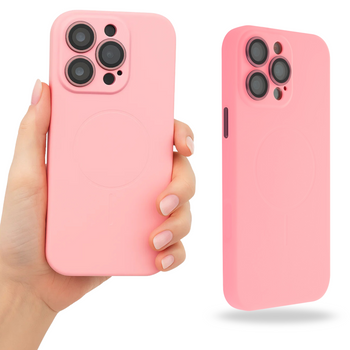 Nakładka Ultra Trendy Vivid Thin Mag do iPhone 15 6,1" różowa