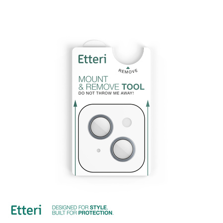 Etteri Camera Lens Protector szkło na aparat do iPhone 15 / 15 Plus niebieski