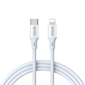 BWOO kabel USB-C - Lightning 1m 27W ABS + TPE X283 C-L biały
