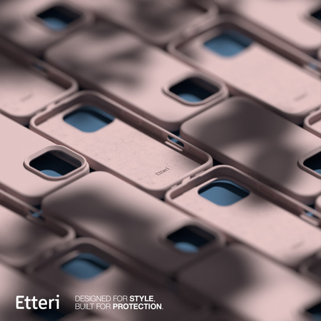 Etui Etteri Silicone Case do iPhone 16 Plus 6,7" jasnoróżowe