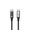 Forever kabel LCD USB-C - USB-C 1,0 m 100W czarny