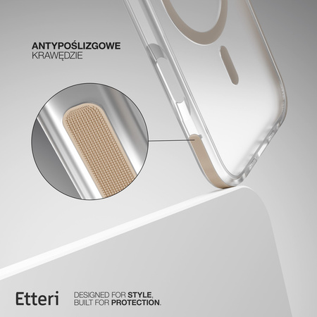 Etui Etteri Icy Mag do iPhone 17 Air złote