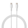 QUALO Recycling kabel USB-C - USB-C 1,5m 3A 60W biały QRC-CC-00